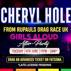 Girls Aloud After-Party with Cheryl Hole at Cheerz Nightclub