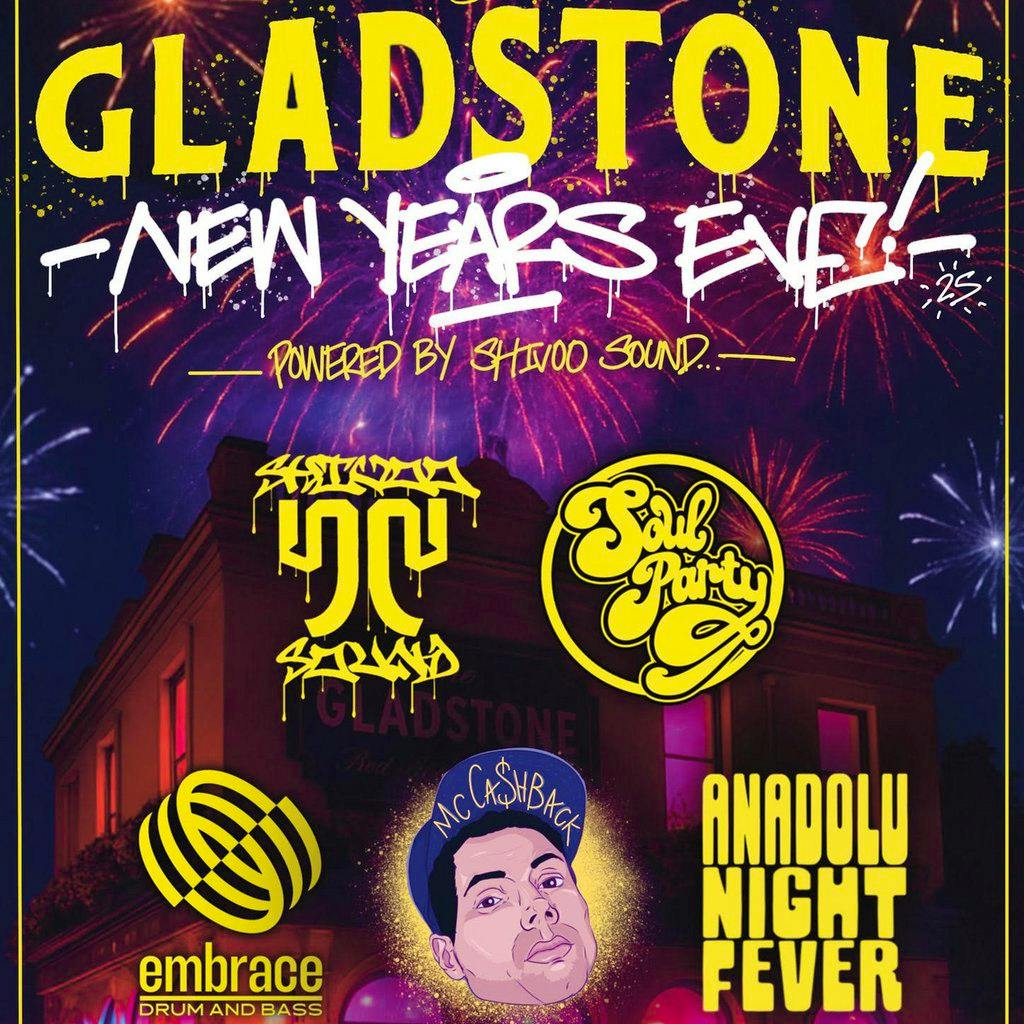 The Gladstone New Years Eve 2025 at The Gladstone