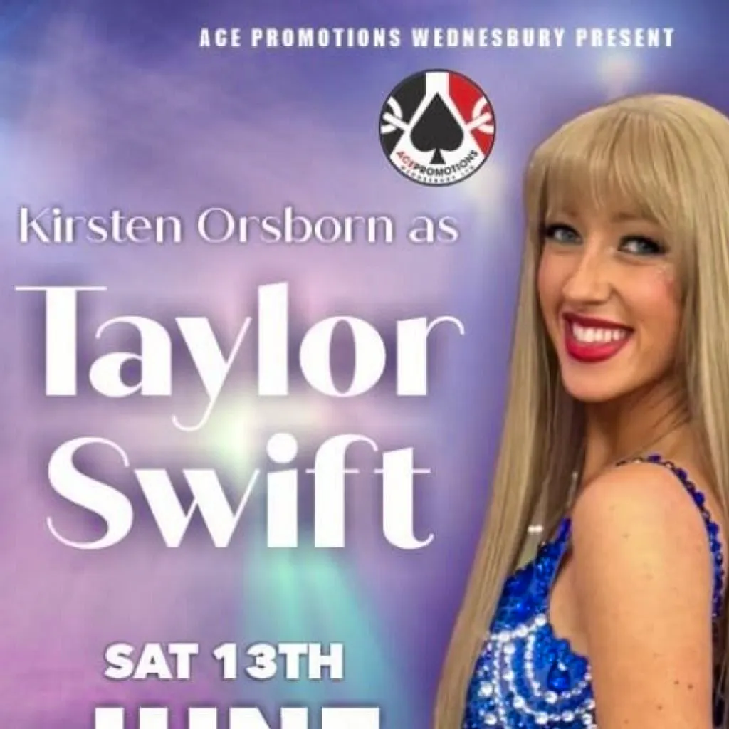 Kirsten Orsborn as Taylor Swift at Top Of The World