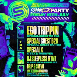 Submerged is back - Summer Party - Ego Trippin Tickets | Hidden Warehouse Nottingham  | Fri 19th July 2024 Lineup