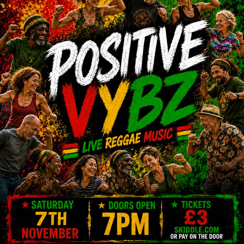 Positive Vybz Reggae Band at Brighouse Civic Hall LIVE