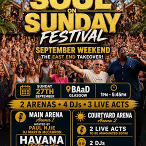 Soul On Sunday Outdoor Courtyard September Weekend