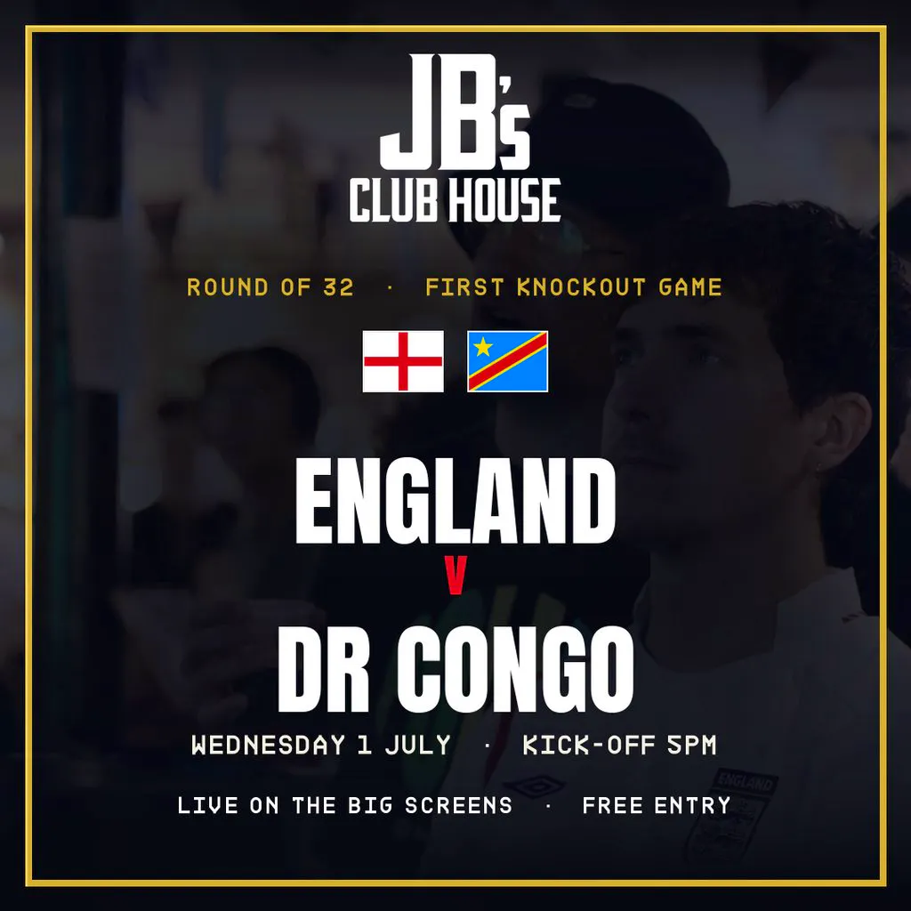 England Vs DR Congo | World Cup 2026 at Joshua Brooks at Joshua Brooks