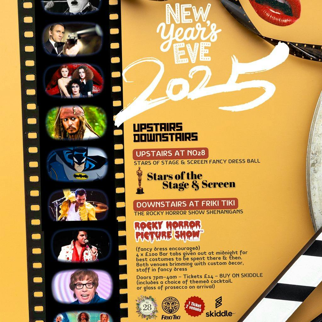 No28 & Friki Tiki present NYE2025 at No28