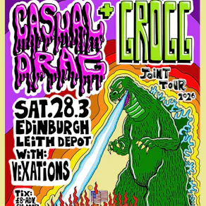 Casual Drag, Grogg & Vexations at Leith Depot