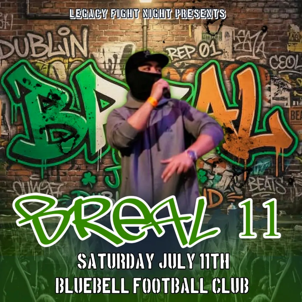 BReal11 - Live In Dublin - Bluebell Football Club at BLUEBELL FOOTBALL CLUB