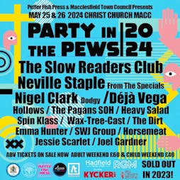 Party in the Pews 2024 Tickets | Christ Church Macclesfield Macclesfield  | Sat 25th May 2024 Lineup