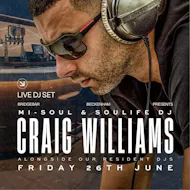 DJ Craig Williams at Bridgebar at Bridgebar Beckenham