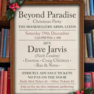 Beyond Paradise Christmas Party at The Booksellers Arms