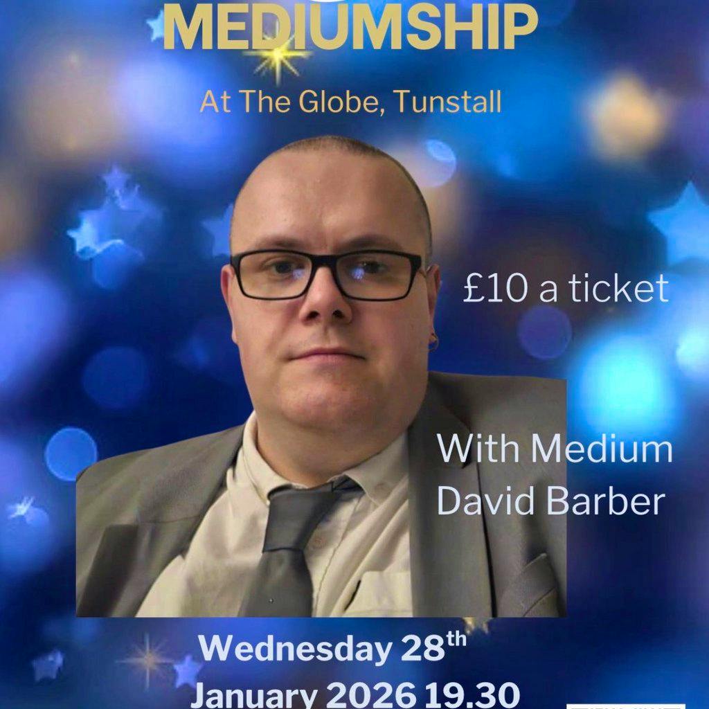 An Evening of Mediumship with David Barber at The Globe In Tunstall