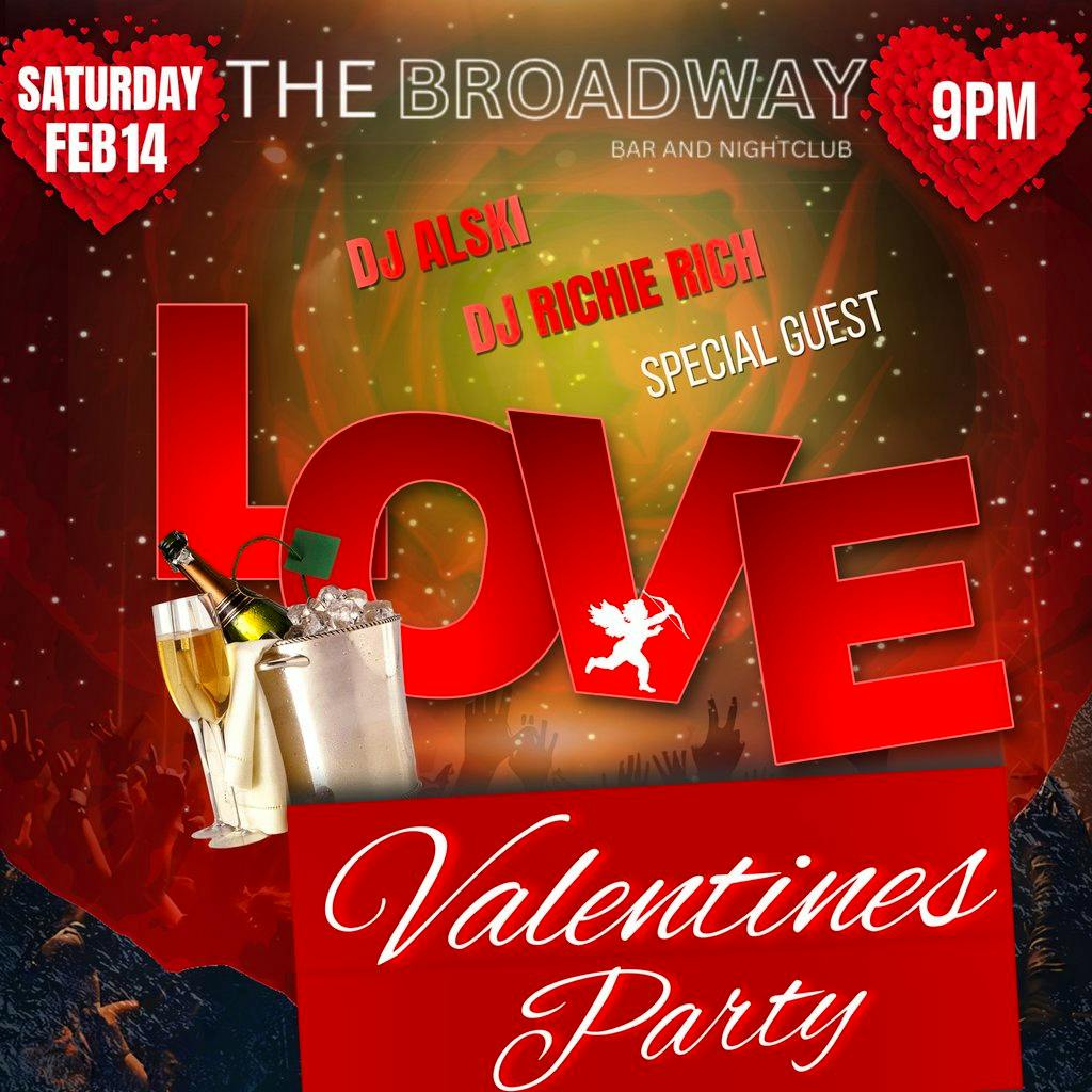 LOVE: Valentine's Party at The Broadway Winchester