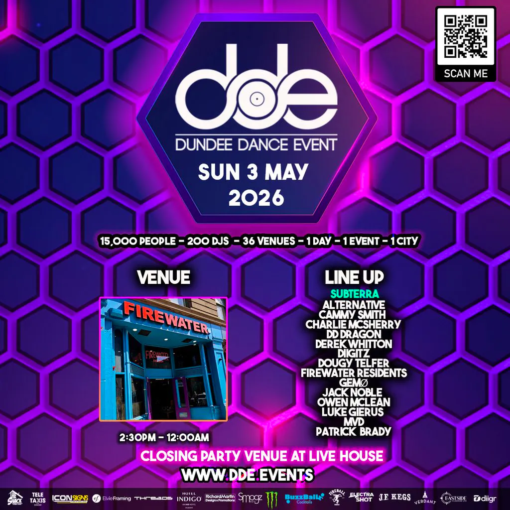 DDE Afterparty at Firewater Dundee