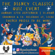 The Disney Classics Quiz Event at Grounded And Co