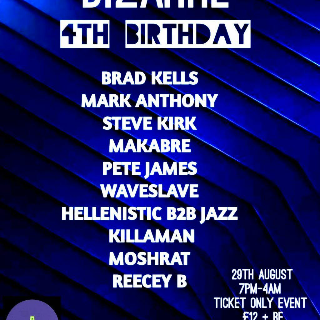 Bizarre 4th Birthday Bash at The Terrace, Dewsbury