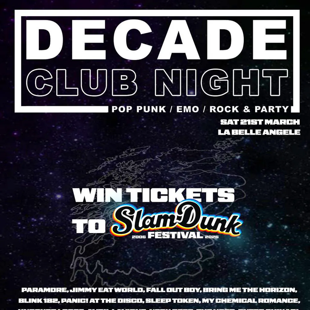 Decade Club Night - SLAM DUNK GIVEAWAY at La Belle Angele