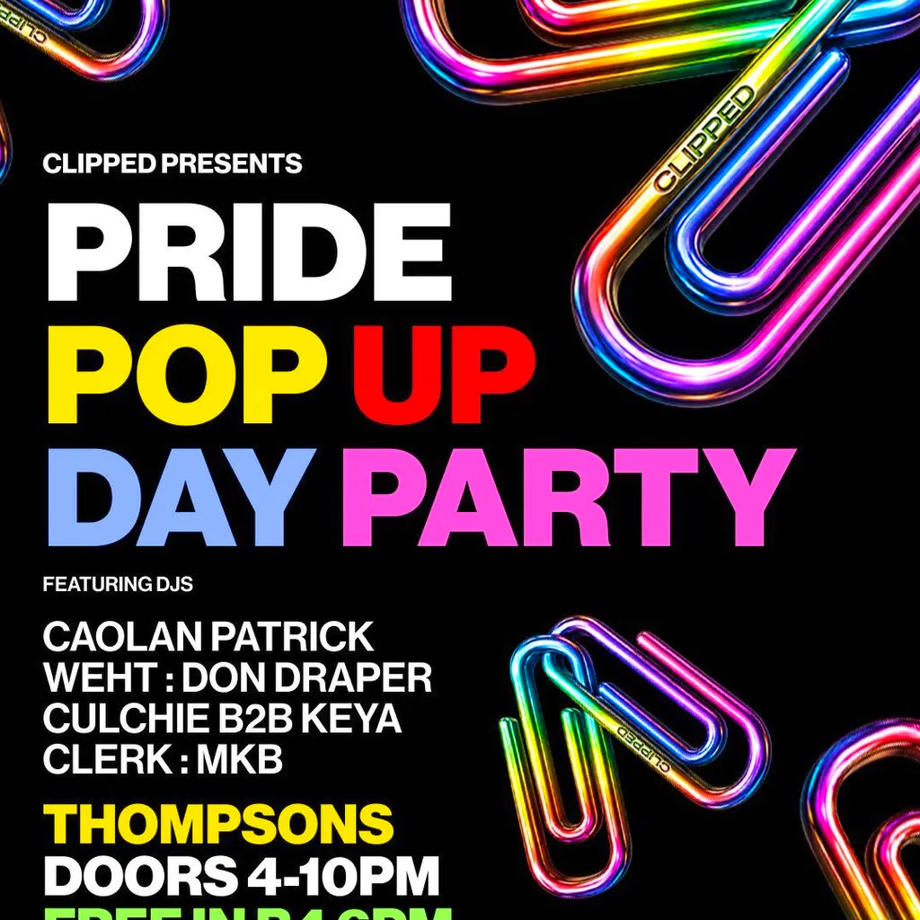Clipped - Pride Pop Up at Thompsons Garage