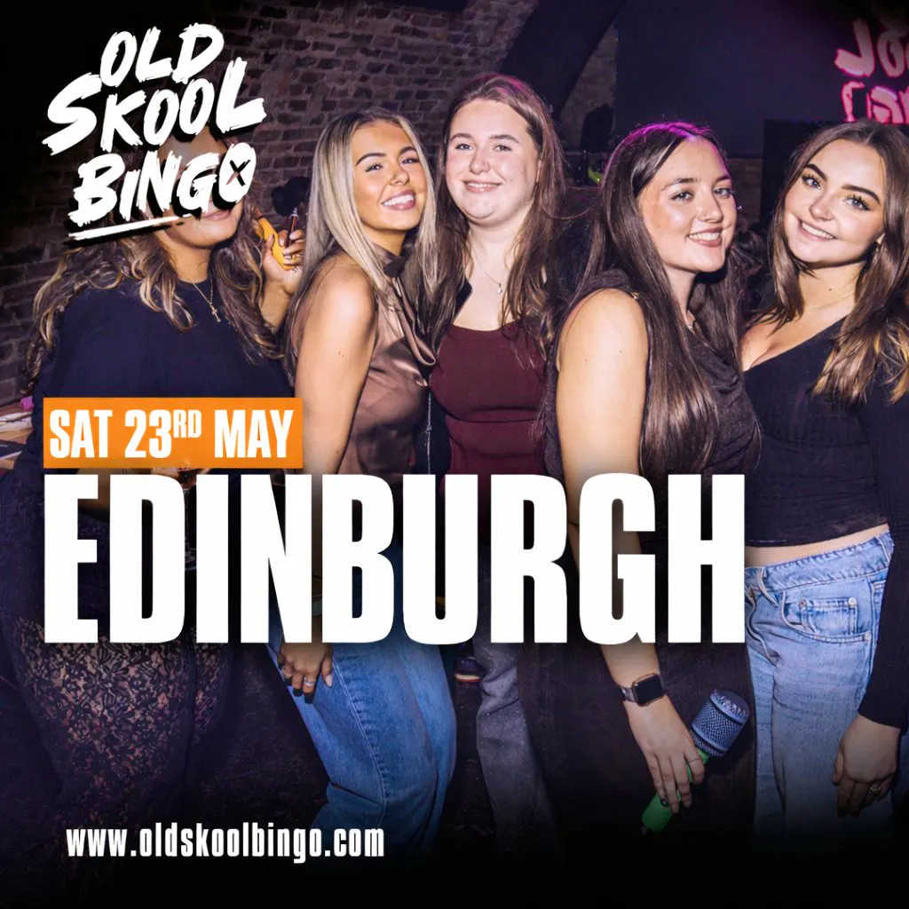 Old Skool Bingo Sat 23rd May Edinburgh at Coco Boho