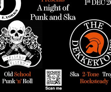 The Dekkertones & Filthy Filthy - ska/punk rock show