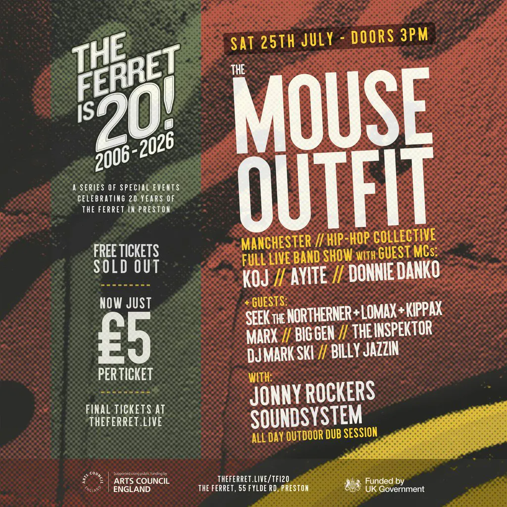 The Ferret is 20! // The Mouse Outfit + guests at The Ferret