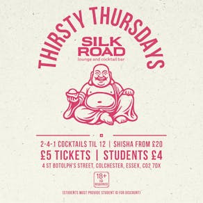 Thirsty Thursdays at Silk Road: Xmas Launch Party