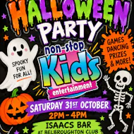 Kids Halloween Party at Isaacs Bar, Belbroughton Club