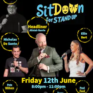 Big sit down for stand up at The Welcome Club