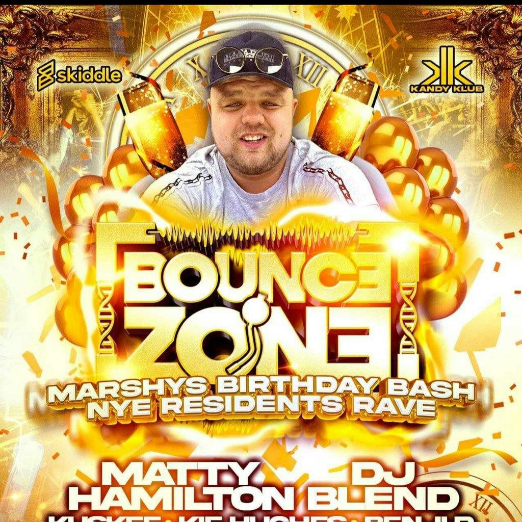 Bounce Zone New Years Eve Rave Kandy Klub St. Helens Sun 31st