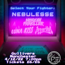 NEBULESSE plus Supports Tickets | Gullivers Manchester  | Sun 4th December 2022 Lineup