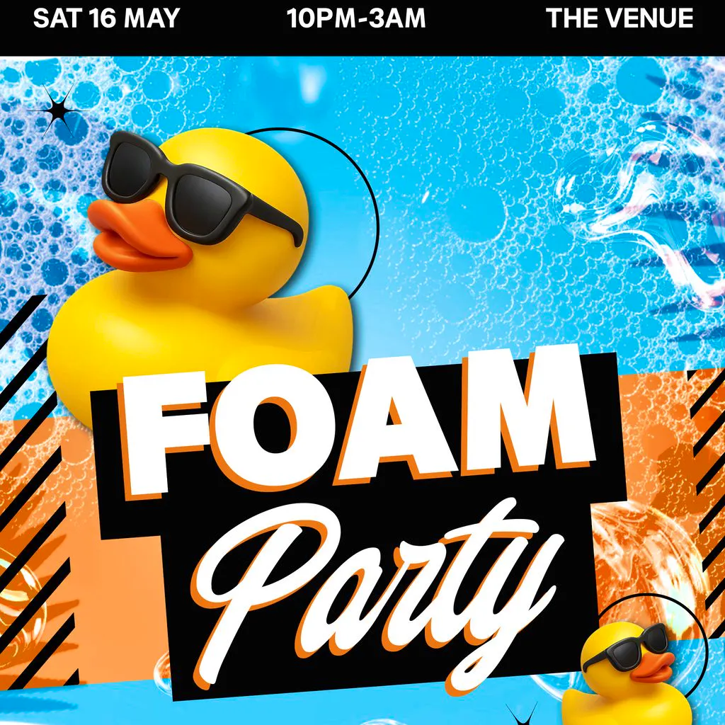Foam Party at The Venue Bucks