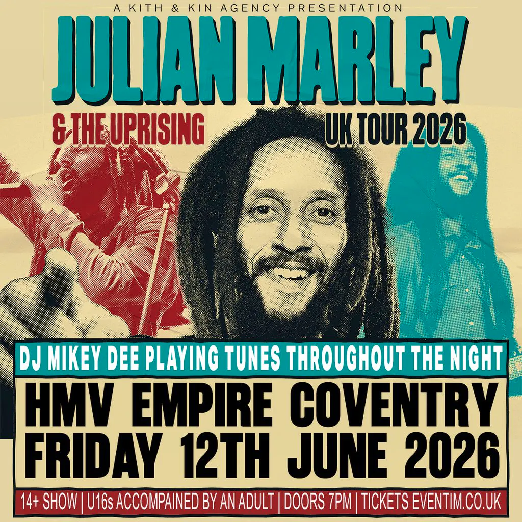 Julian Marley & The Uprising at HMV EMPIRE COVENTRY