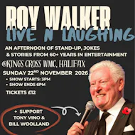 ROY WALKER @ KINGS CROSS WMC, Sunday 22nd November 2026 at Kings Cross Working Mens Club