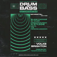 Saturday night - Free Entry DNB Session at The Volks Nightclub
