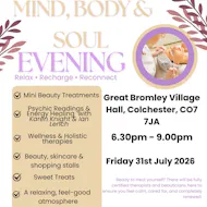 Mind, Body & Soul at Great Bromley Village Hall