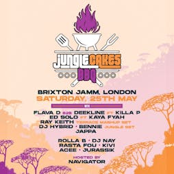 Jungle Cakes BBQ: Flava D, Deekline, Ed Solo + More Tickets | Brixton Jamm London  | Sat 25th May 2024 Lineup