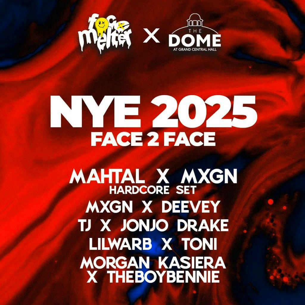 Facemelter Raves Liverpool: NYE F2F special at The Dome At Grand Central Hall
