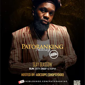 PATORANKING : Live in Glasgow!