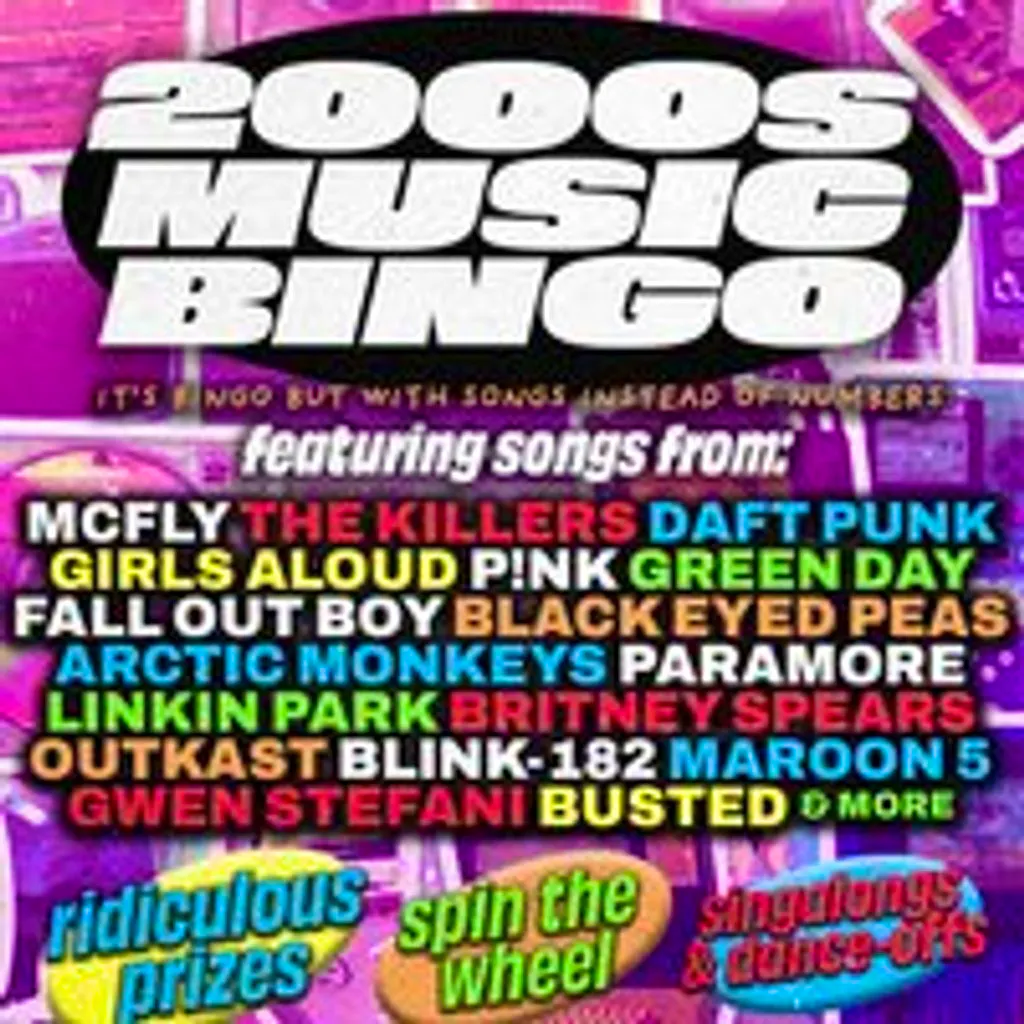 2000s Music Bingo at PLAY