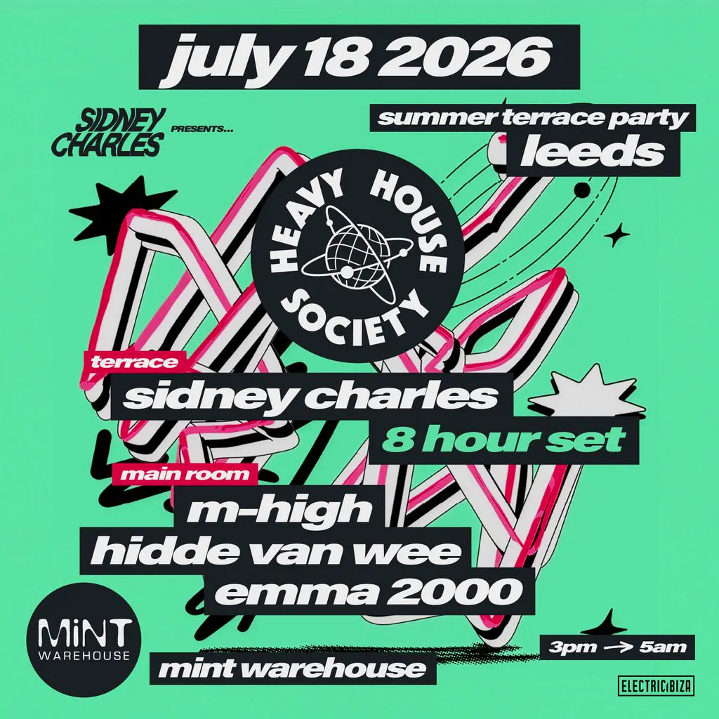 Heavy House Society Terrace Party: Sidney Charles + more at Mint Warehouse