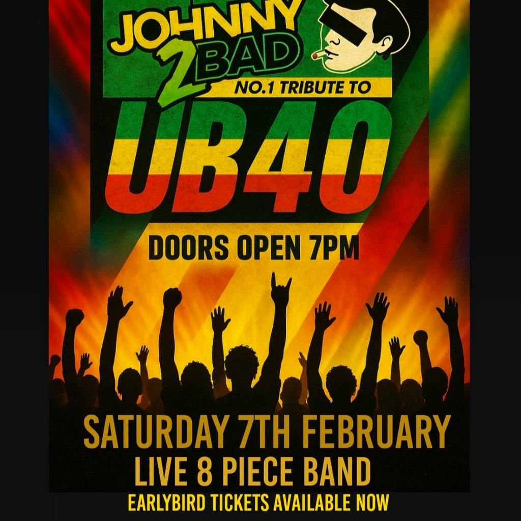 Johnny2Bad UB40 TRIBUTE SHOW at Brighouse Civic Hall LIVE