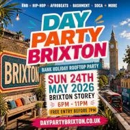 DAY PARTY BRIXTON - Summer Bank Holiday Rooftop Day Party at Brixton Storeys