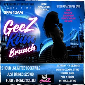 GeeZ Rum Brunch