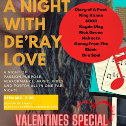A NIGHT WITH DE'RAY LOVE Tickets | Channel 7 Bar Birmingham  | Fri 11th February 2022 Lineup