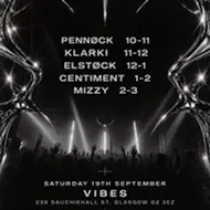 Multi Genre Techno Night at Vibes Glasgow