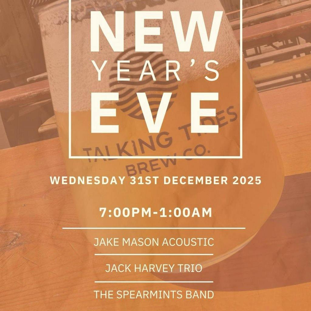 New Years Eve @ Talking Tides Taproom at Talking Tides Brew Co