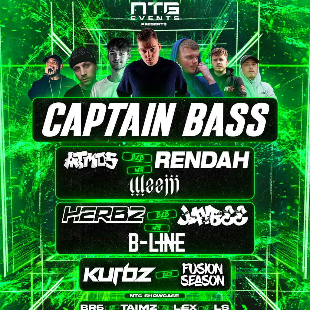 NTG PRESENTS CAPTAIN BASS + More @ EGG LDN at Egg London