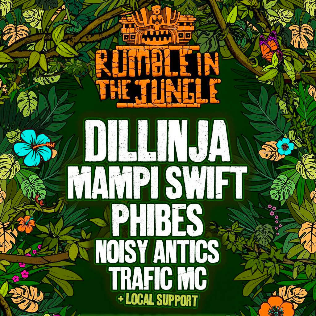 Rumble In The Jungle - Dillinja, Mampi Swift, Phibes & More at Unit Nine