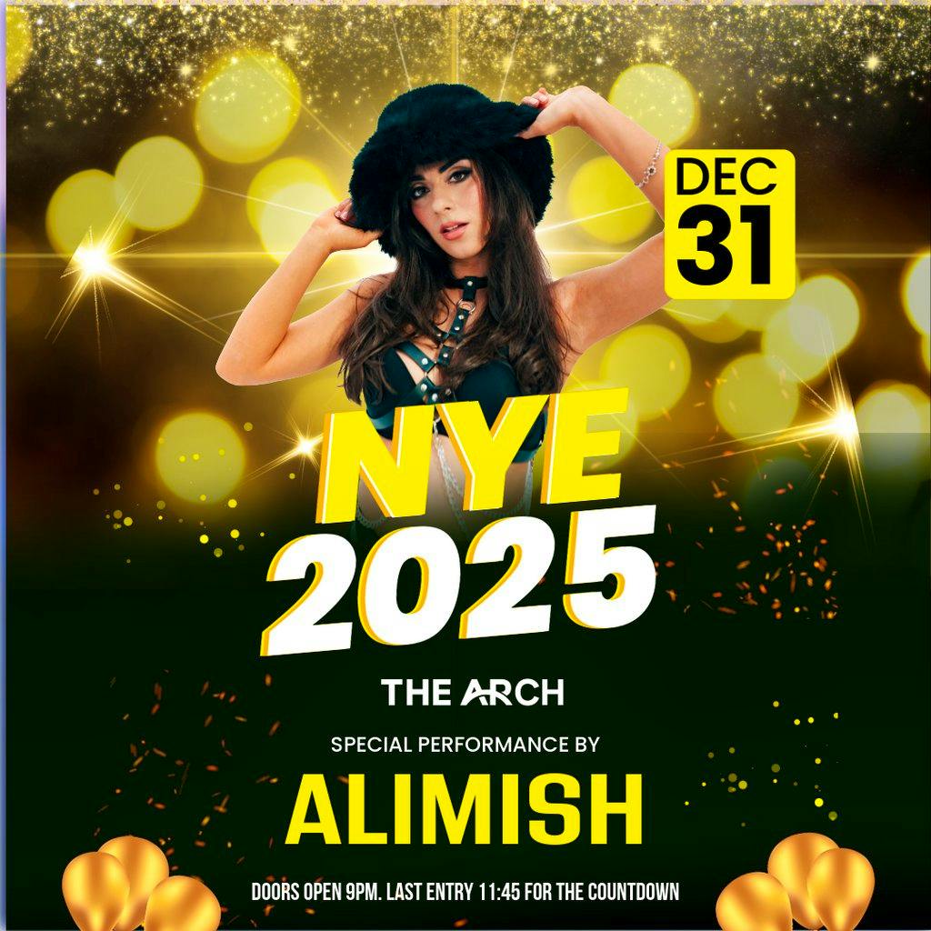 The Arch NYE Countdown with Alimish at The Arch Bar And Nightclub