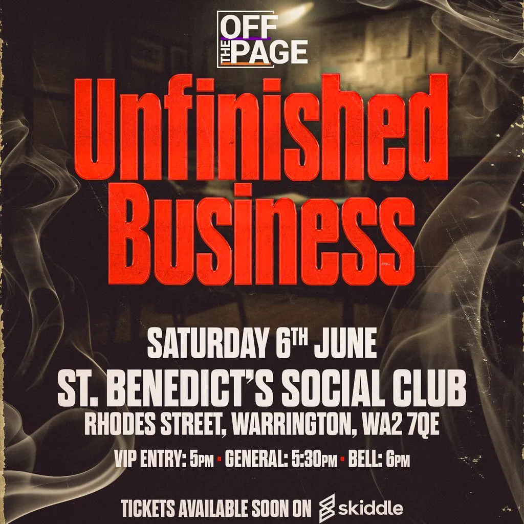 Off The Page Wrestling: Unfinished Business at St Benedict's Club