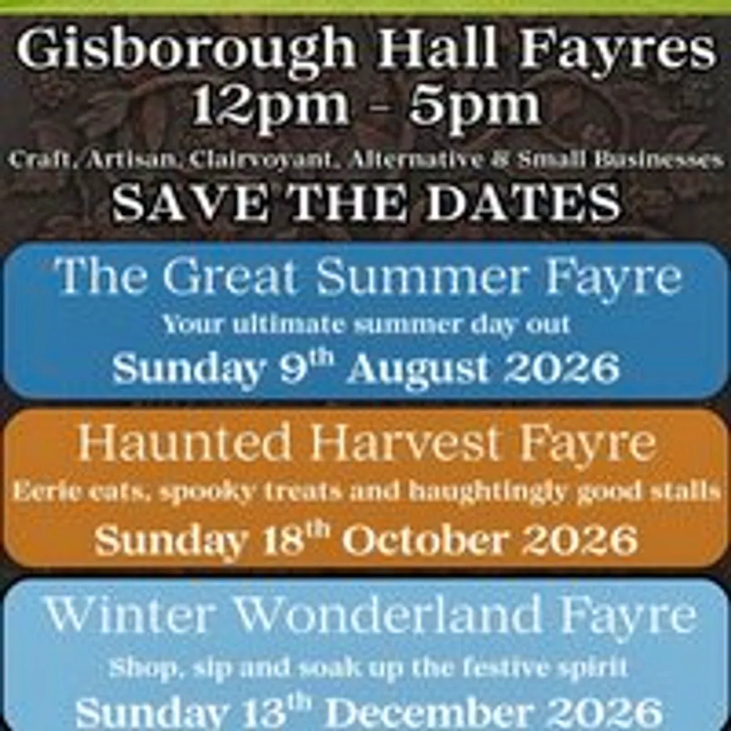 Gisborough Hall Fayre at Gisborough Hall Guisborough TS14 6PT