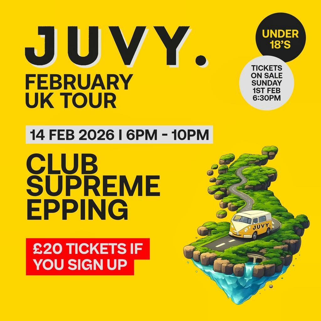 JUVY Under 18s - Feb Tour - Sat 14th February - EPPING at Club Novo
